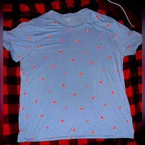 Blue Old Navy watermelon print tee